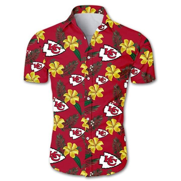 Kansas City Chiefs Hawaiian Aloha Shirt For Fans 02