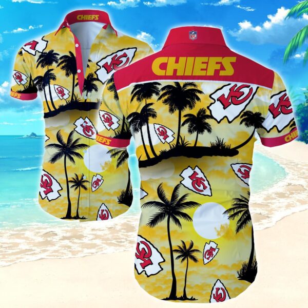 Kansas City Chiefs Hawaiian Aloha Shirt For Fans Tem