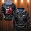 Kansas City Chiefs Snoopy Leather Jacket For Fan