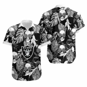 Las-Vegas-Raiders-Coconut-Leaves-And-Skulls-Hawaiian-Shirt-For-Fans