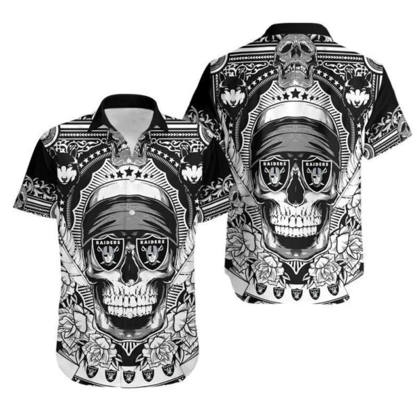 Las-Vegas-Raiders-Skull-NFL-Hawaiian-Shirt-For-Fans