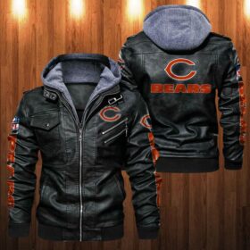 Leather Jacket Chicago Bears For Fan