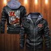 Leather Jacket Cincinnati Bengals Angry Santa Claus