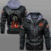 Leather Jacket Cincinnati Bengals Dead Skull
