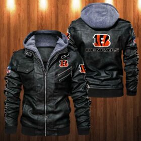 Leather Jacket Cincinnati Bengals For Fan