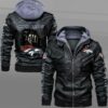 Leather Jacket Denver Broncos Dead Skull In Back