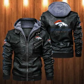 Leather Jacket Denver Broncos For Fan