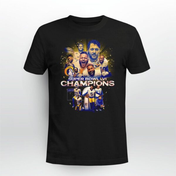 Limited Edition nfl los angeles Rams Champion 56 t Shirt custom fan HrL