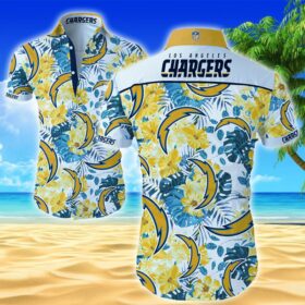 Los-Angeles-Chargers-Hawaiian-Aloha-Shirt-Gift-For-Fans