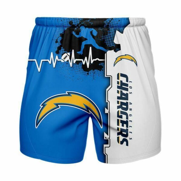 Los Angeles Chargers NFL full 3D Printed short