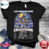 Los Angeles Rams Football Team Super Bowl Champions 2021-2022 Signatures Shirt custom Los Angeles Rams Football Team Super Bowl Champions 2021 2022 Signatures Shirt custom
