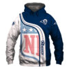 Los Angeles Rams Hoodie 3D Pullover NFL