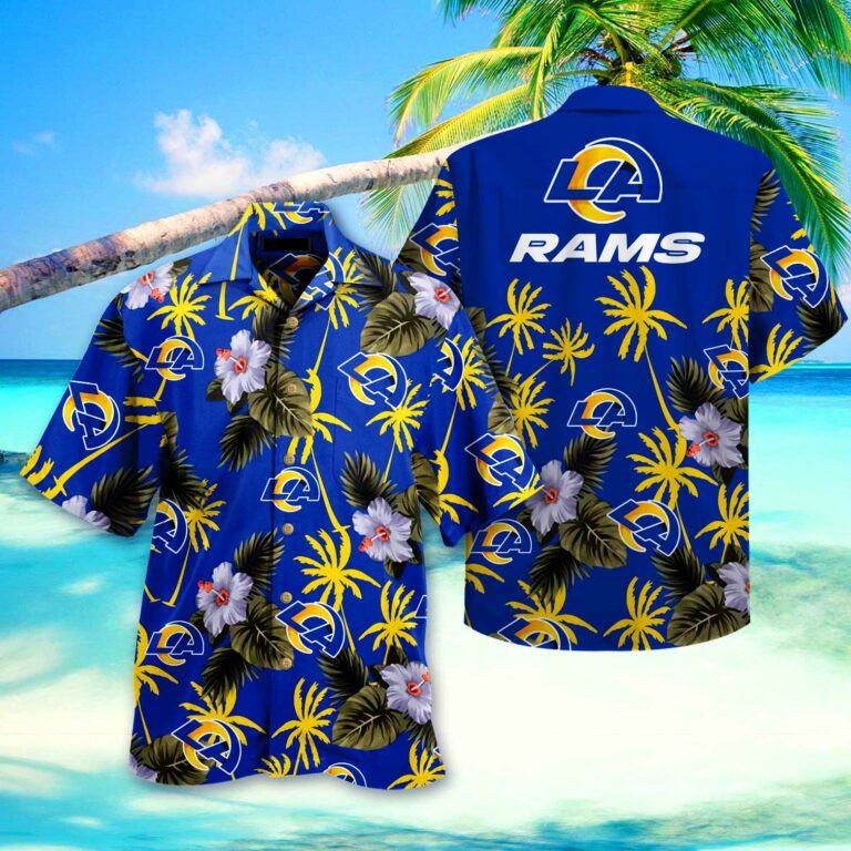 Los Angeles Rams Nfl Football Team For Fans Hawaiian Shirt & Short