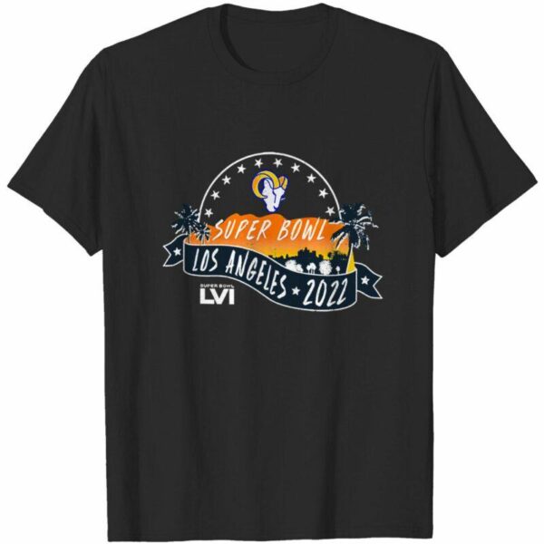 Los Angeles Rams Super Bowl LVI Bound Hollywood T Shirt custom fan