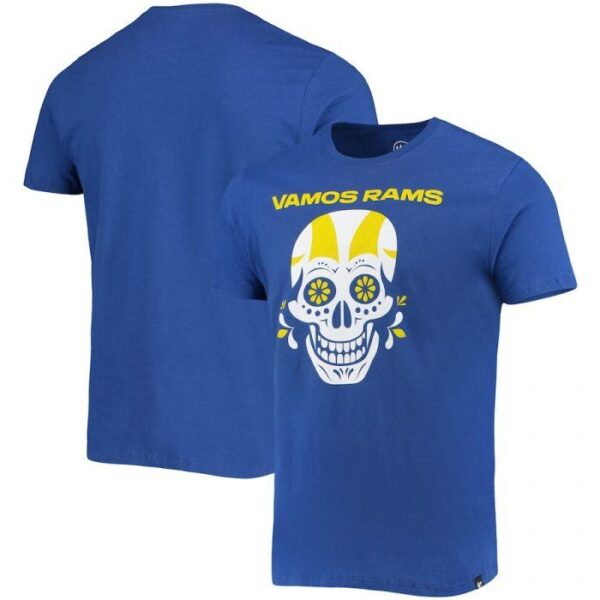 Los Angeles vamos Rams skull NFL T shirt custom for fan