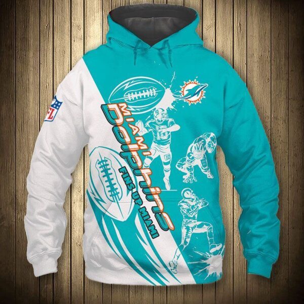 MIAMI DOLPHINS NFL 2022 3d hoodie