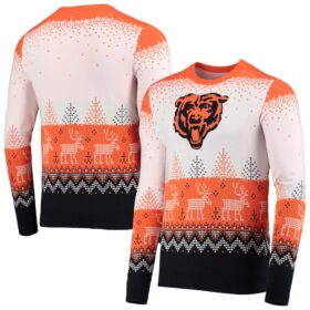Mens Chicago Bears 3D Ugly Sweater christmas