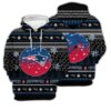 Merry Christmas new Season American Ugly Unisex Gift New England Patriots 3D Hoodie