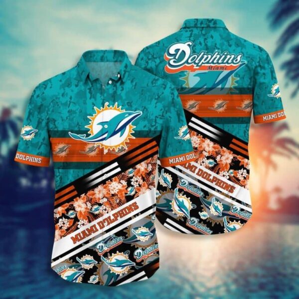 Miami Dolphins NFL Hawaiian Aloha Shirt For Fans