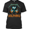 Miami Dolphins T-Shirt 01 Skull Miami Dolphins T Shirt 01 Skull