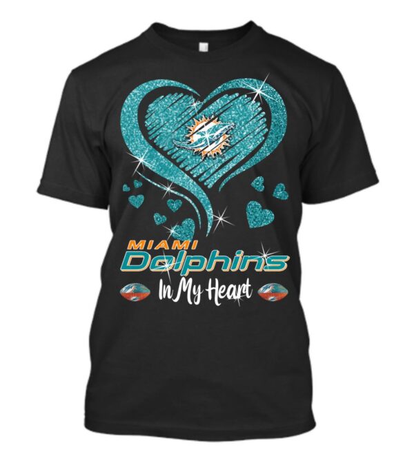 Miami Dolphins T Shirt In My Heart