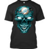 Miami Dolphins T-Shirt Skull V2 Miami Dolphins T Shirt Skull V2