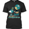 Miami Dolphins T-Shirt Snoopy family Football custom Miami Dolphins T Shirt Snoopy family Football custom