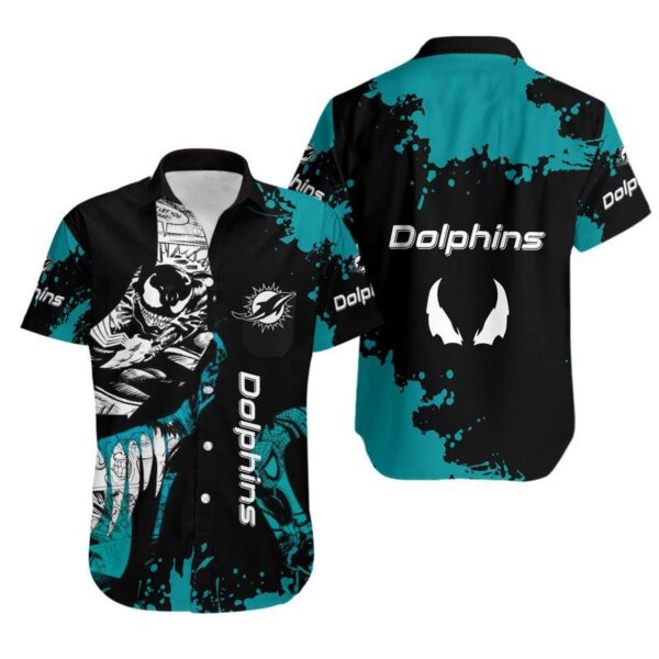 Miami Dolphins Venom Shirt Limited Edition All Over Print