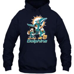 Mickey Donald Goofy The Three Miami Dolphins Football Shirts For Fans