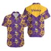 Minnesota Vikings Flowers Hawaiian Shirt For Fans Minnesota Vikings Flowers Hawaiian Shirt For Fans