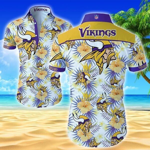 Minnesota Vikings Hawaiian Aloha Shirt For Fans