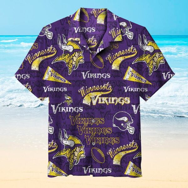 Minnesota Vikings Hawaiian Shirt For Big Fans For Fans