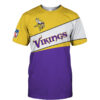 Minnesota Vikings football T-shirt 3D new style Minnesota Vikings football T shirt 3D new style