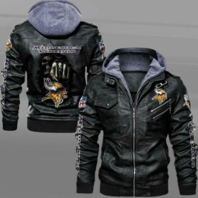Minnesota Vikings nfl death Leather Jacket custom for fan
