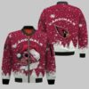 NFL Arizona Cardinals Bomber Jacket Hoodie Sweatshirt T shirt Christmas Skull Limited Edition