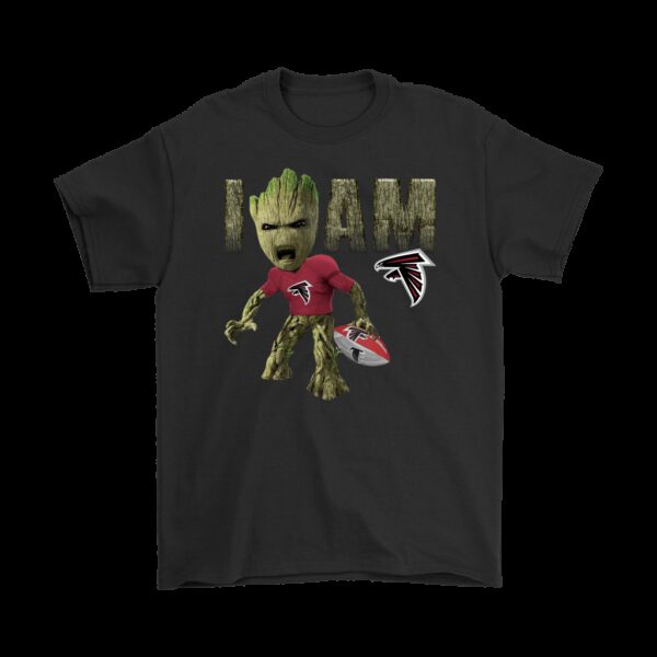 NFL Atlanta Falcons T shirt custom Groot I Am