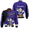 NFL Baltimore Ravens Bomber Jacket Christmas Mickey Mouse Limited Edition