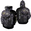 NFL Baltimore Ravens Hoodie Skull Limited Edition