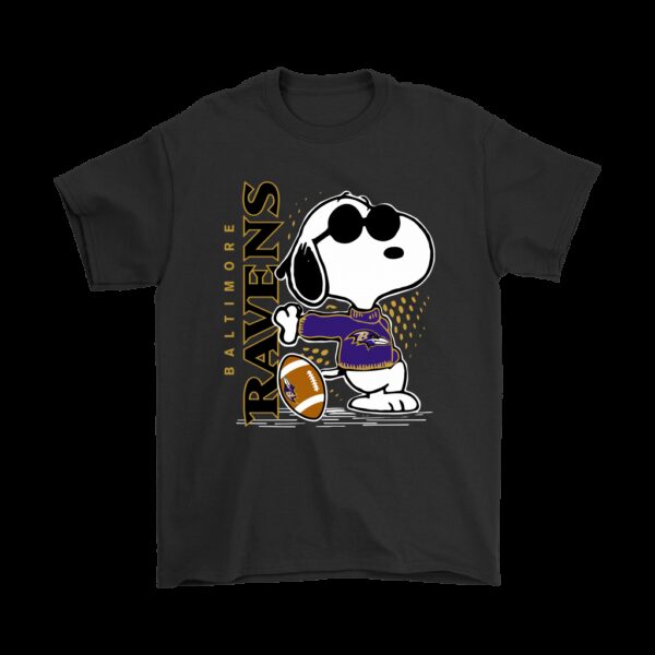 NFL Baltimore Ravens T shirt Joe Cool Snoopy