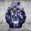 NFL Baltimore Ravens hoodie 3D cheap Horror night Halloween
