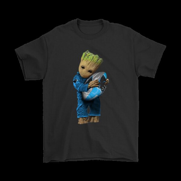 NFL Carolina Panthers T shirt 3D Groot I Love