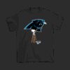 NFL Carolina Panthers T shirt Snoopy Paints The Logo
