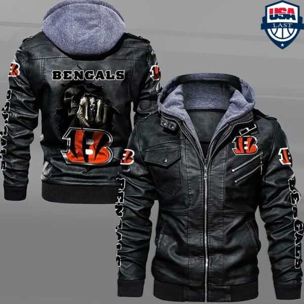 NFL Cincinnati Bengals death Leather Jacket custom For Fan