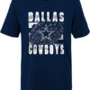 NFL Dallas Cowboys Youth Flight Plan Short Sleeve T Shirt custom for fan