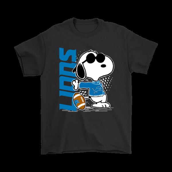 NFL Detroit Lions T shirt Joe Cool Snoopy