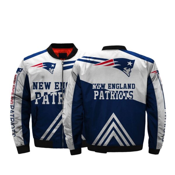 NFL England Patriots Bomber Jacket For Fans