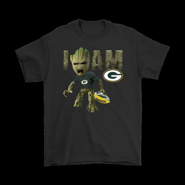 NFL Green Bay Packers T shirt Groot I Am