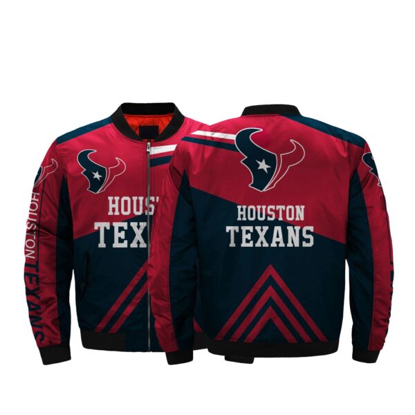 NFL Houston Texans Bomber Jacket For Fans