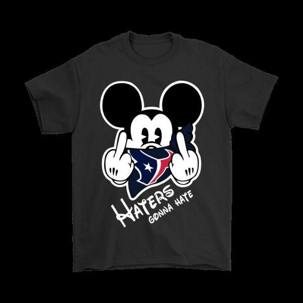 NFL Houston Texans Team T shirt Mickey Haters Gonna Hate