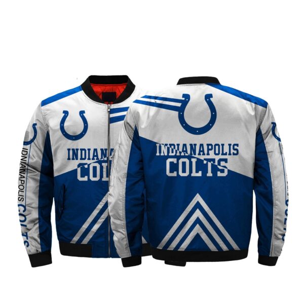 NFL Indianapolis Colts Bomber Jacket For Fans